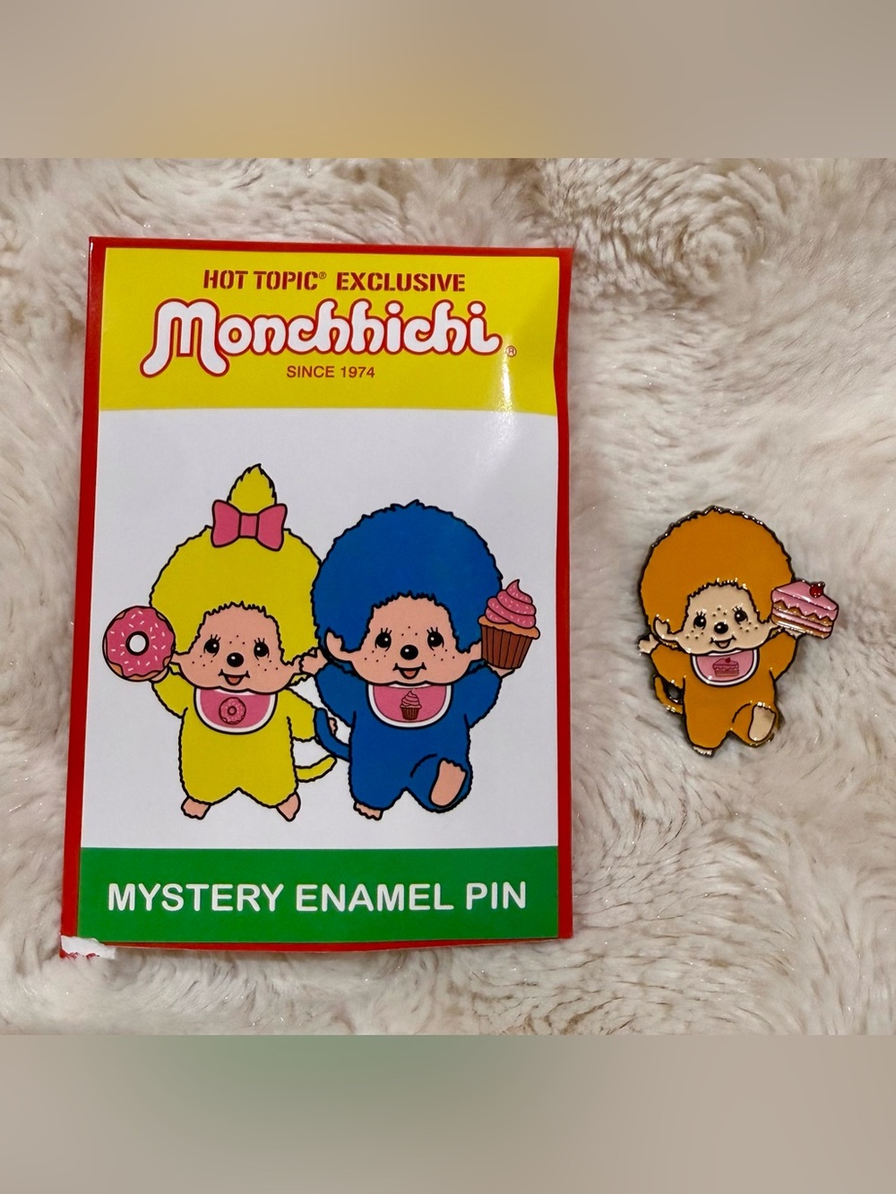 Monchhichi Sweet Blind Bag Enamel Pin Hot Topic Exclusive